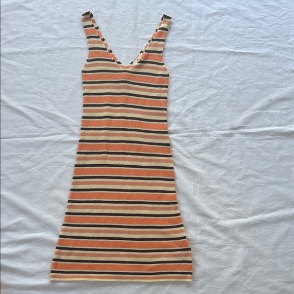 Rip Curl Striped Sleeveless Knit Dress - Picture 1 of 4